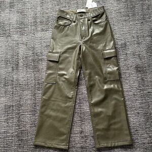 Abercrombie & Fitch Olive Green Flare Pants